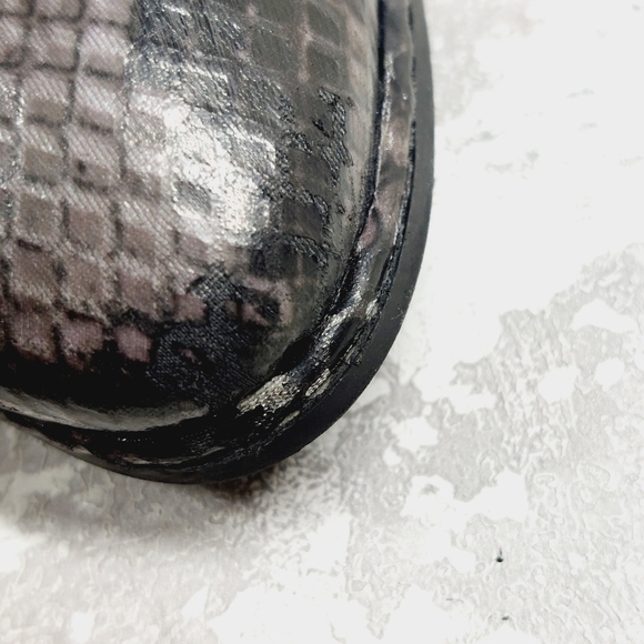 Marc Fisher Dyvine Snake Print Block Heel Zip Up Ankle Booties V695 - Picture 13 of 14